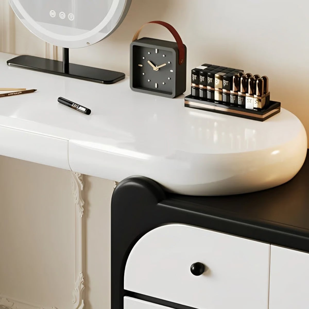 Luxury Shedir Vanity Desk – Compact & Functional Storage