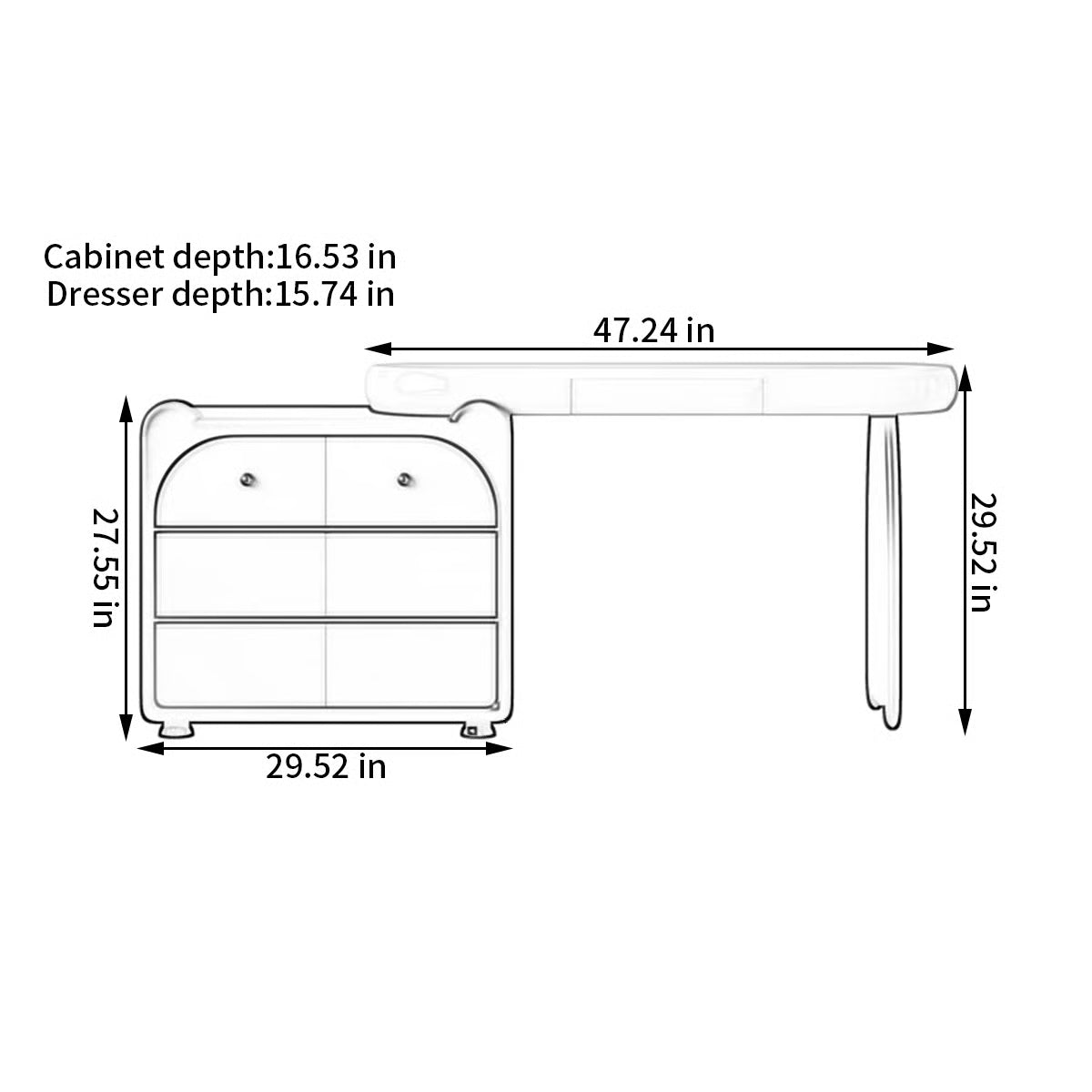Luxury Shedir Vanity Desk – Compact & Functional Storage-OUCH CART | Dressing table