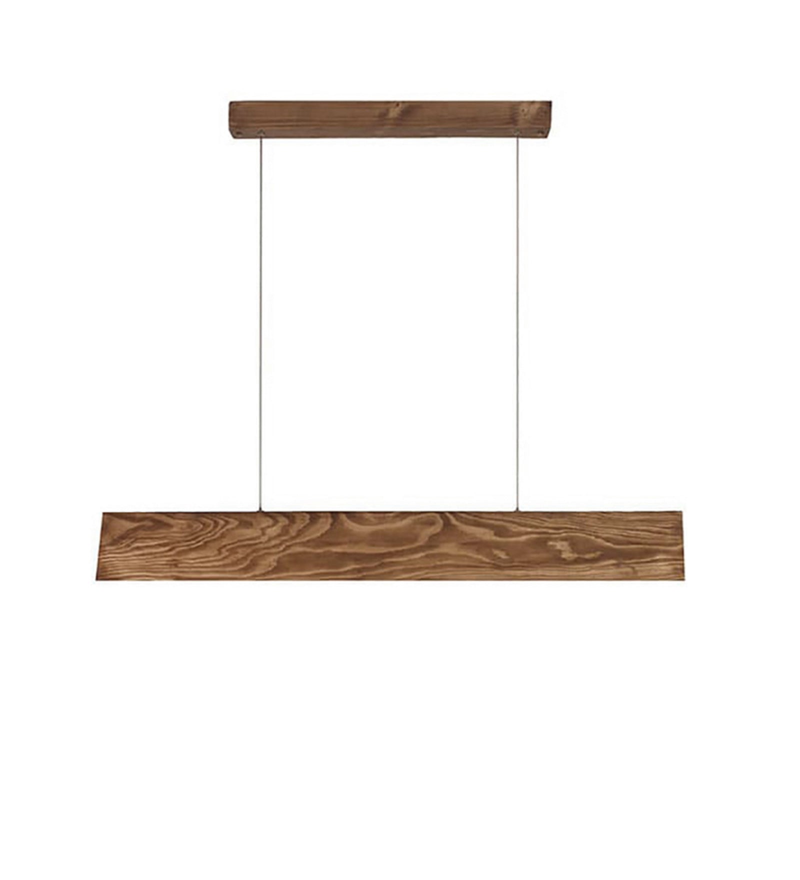 Art Deco 36 Brown Wooden LED Hanging Lamp Ouch Cart