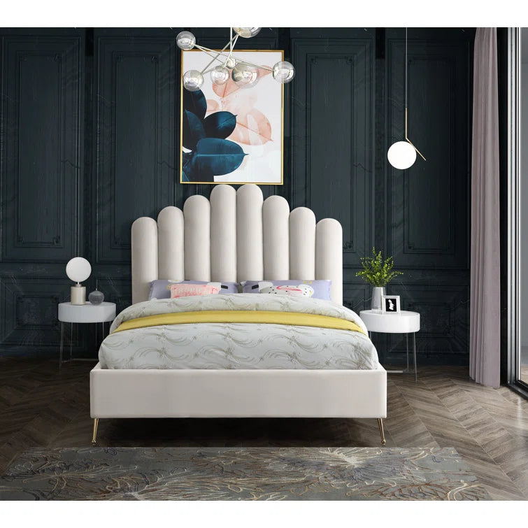 Sonette Upholstered Platform Bed OUCH CART