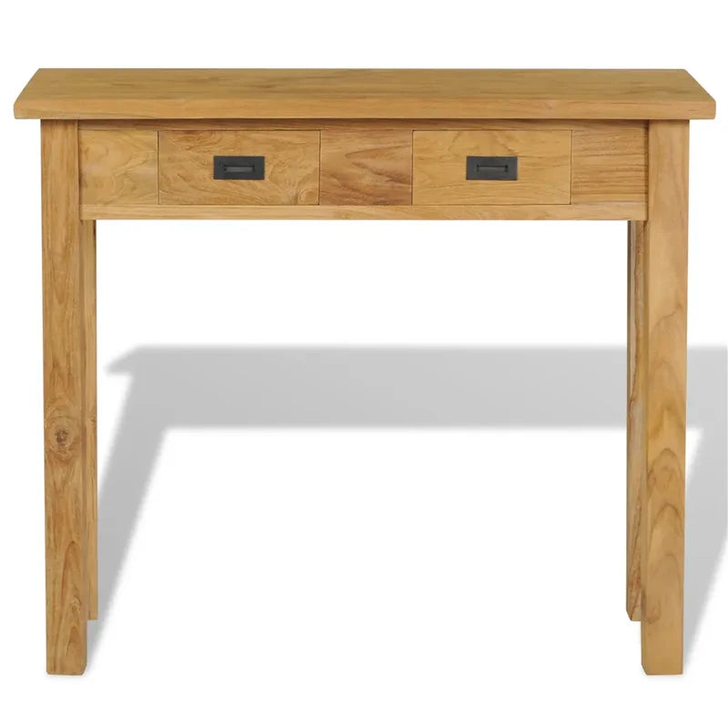 Luke Solid Wood Console Table Ouch Cart