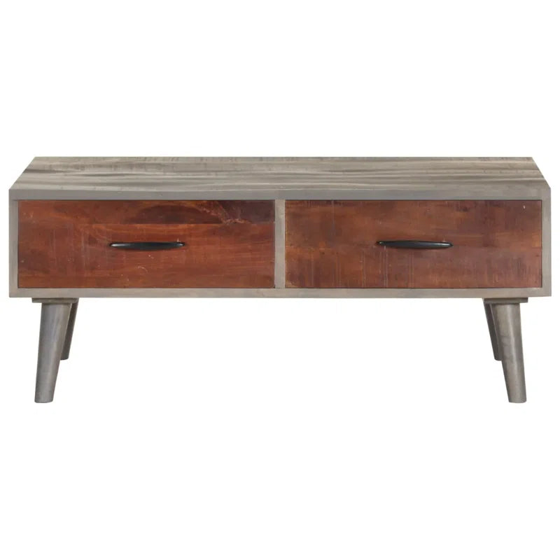 Hudson Coffee Table with Storage Ouch Cart