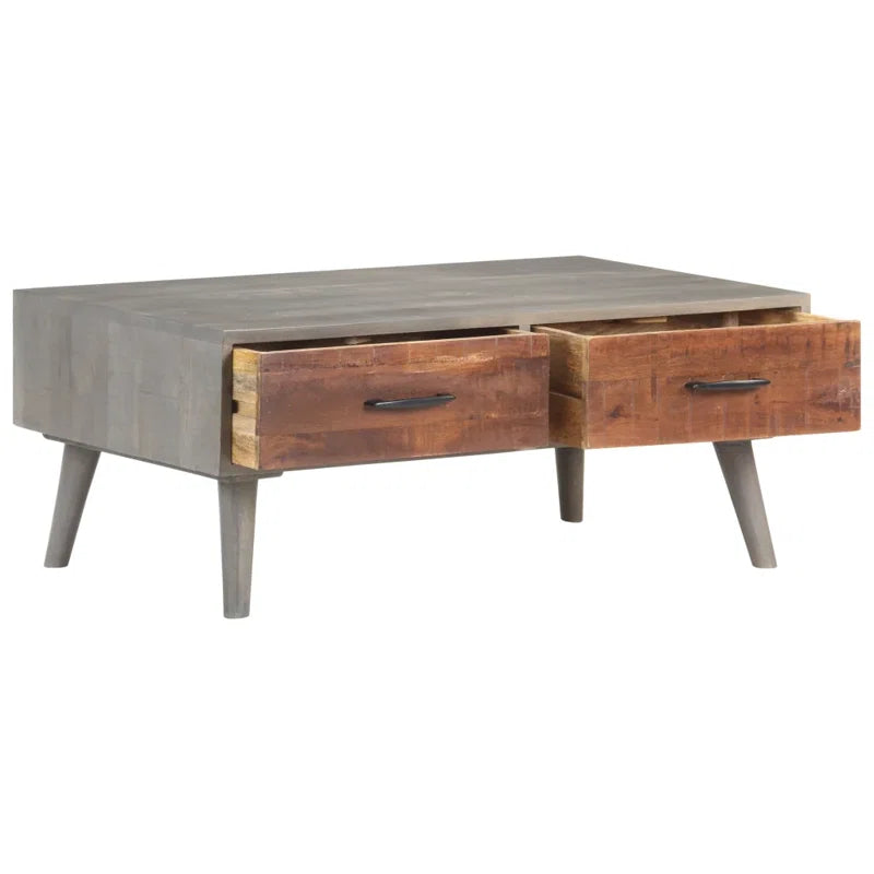 Hudson Coffee Table with Storage Ouch Cart