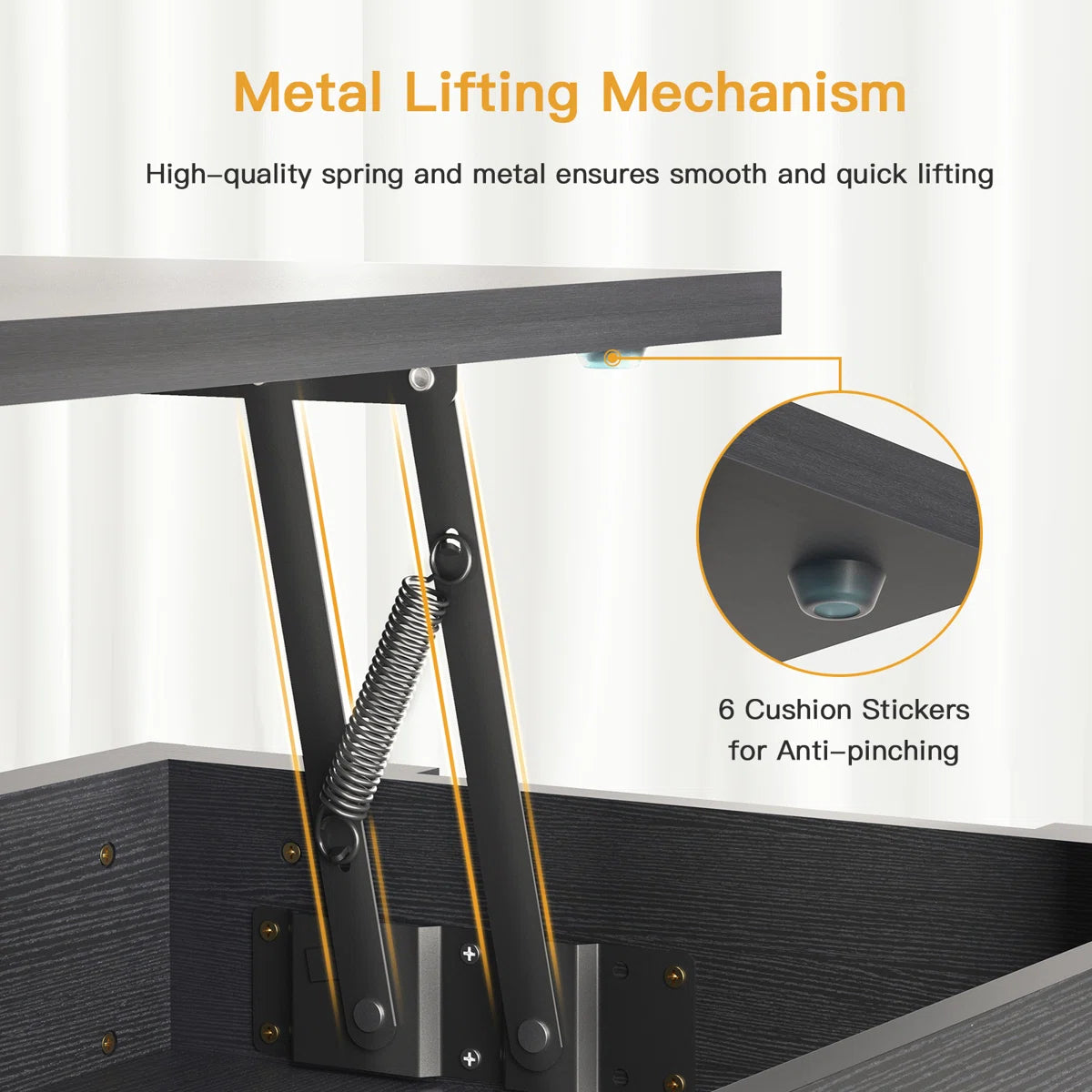 Sparta Lift Top Coffee Table With Storage