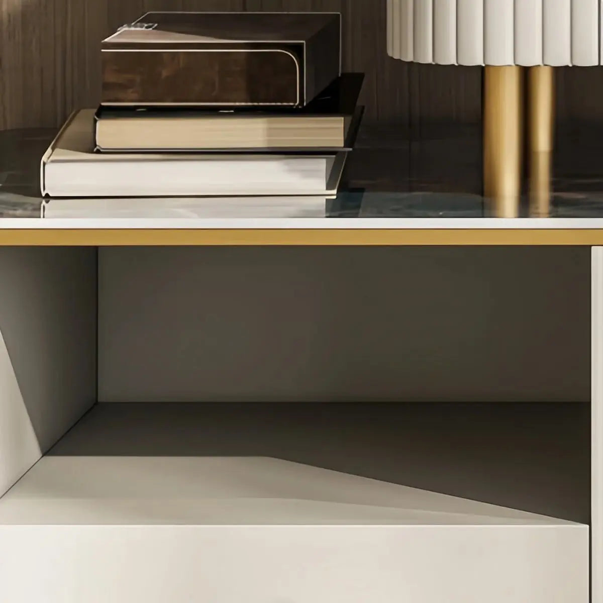 Elegant Stoicu Vanity Desk – Mirror and Ample Storage Space