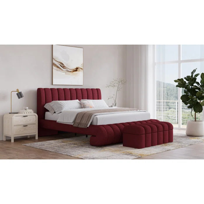 Stroud Maximalist Upholstered Bed OUCH CART