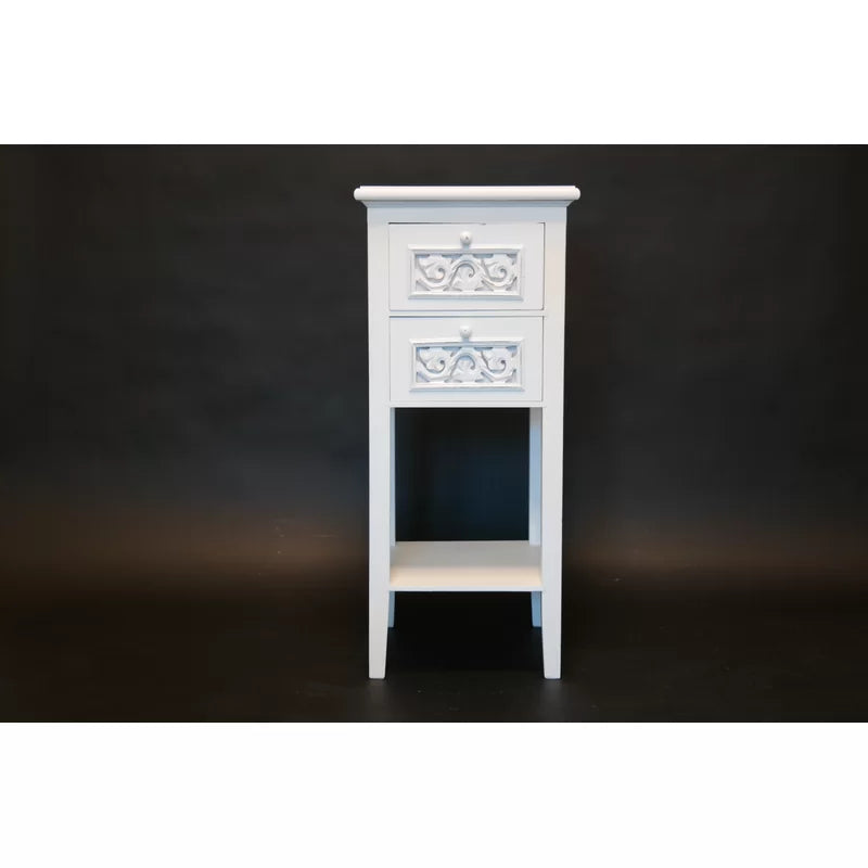 Wren Solid Wood Storage Table: Timeless Elegance & Functionality Ouch Cart