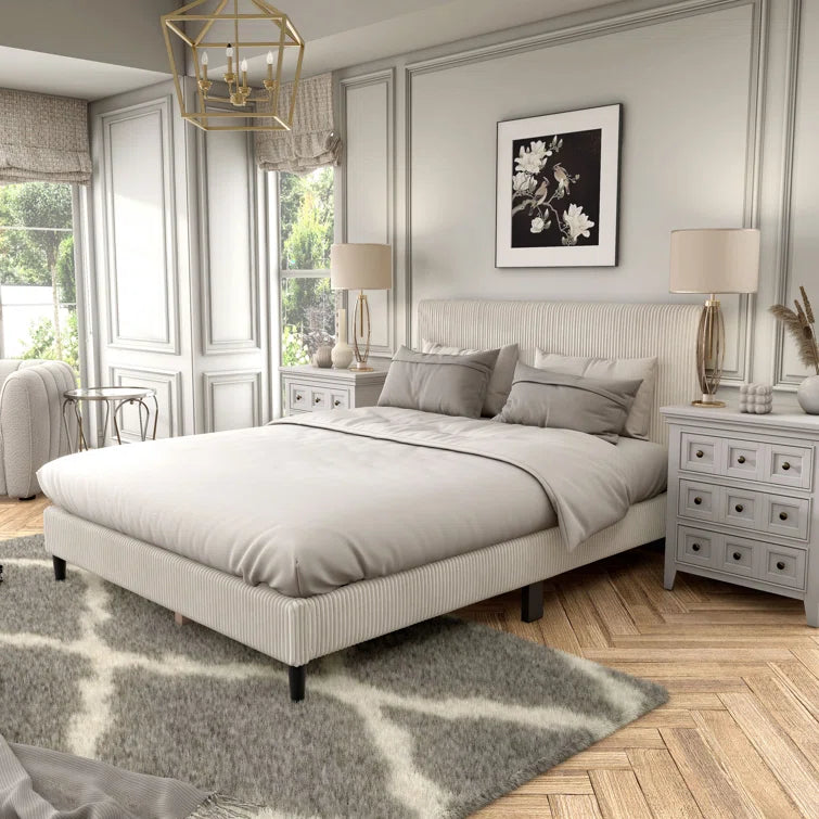 Tereca Upholstered Platform Bed OUCH CART