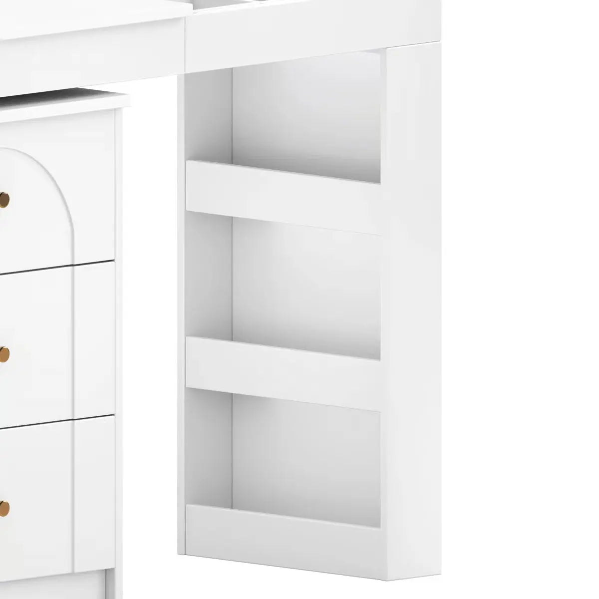 Thorn Flip-Top LED Makeup Vanity Table with Storage Drawers