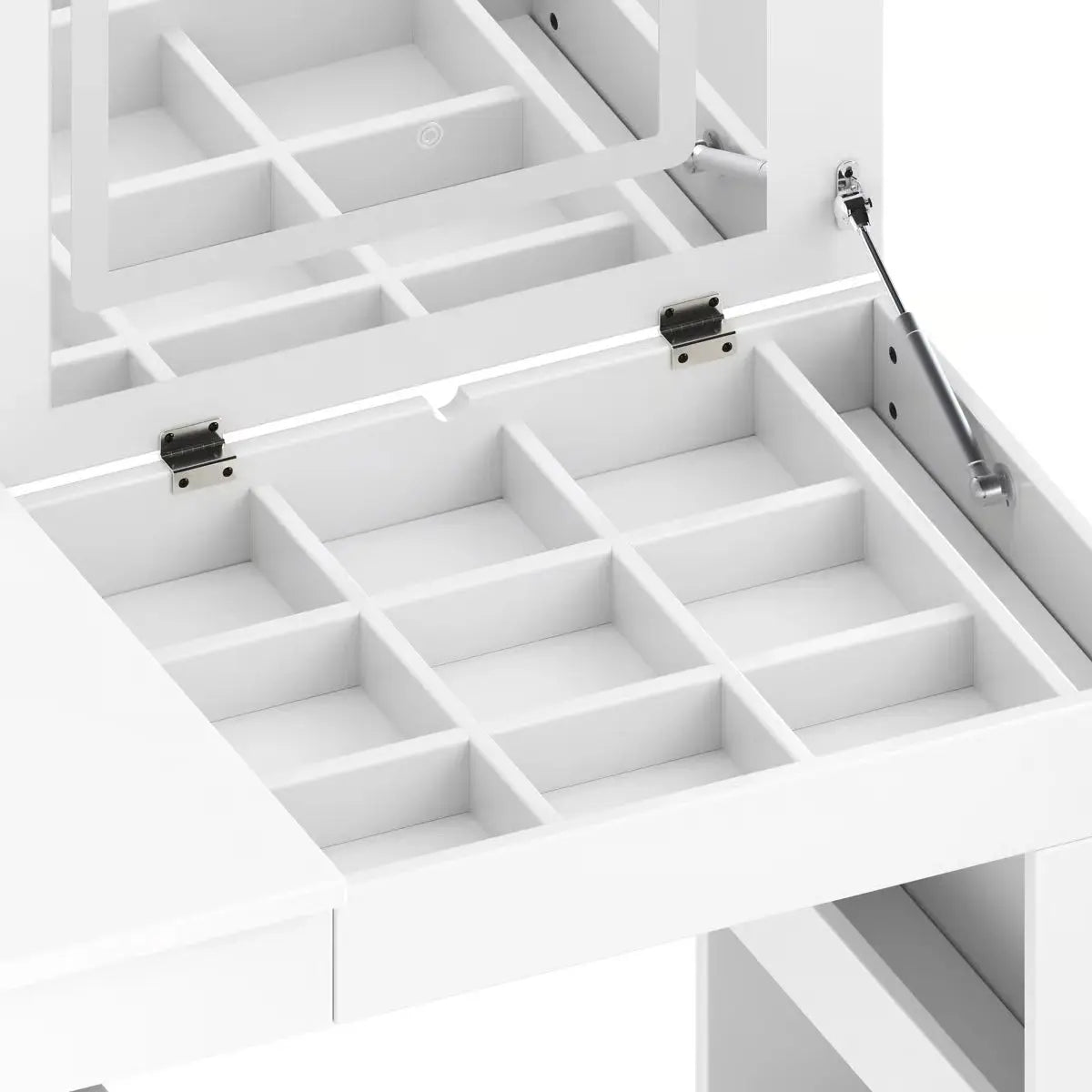 Thorn Flip-Top LED Makeup Vanity Table with Storage Drawers