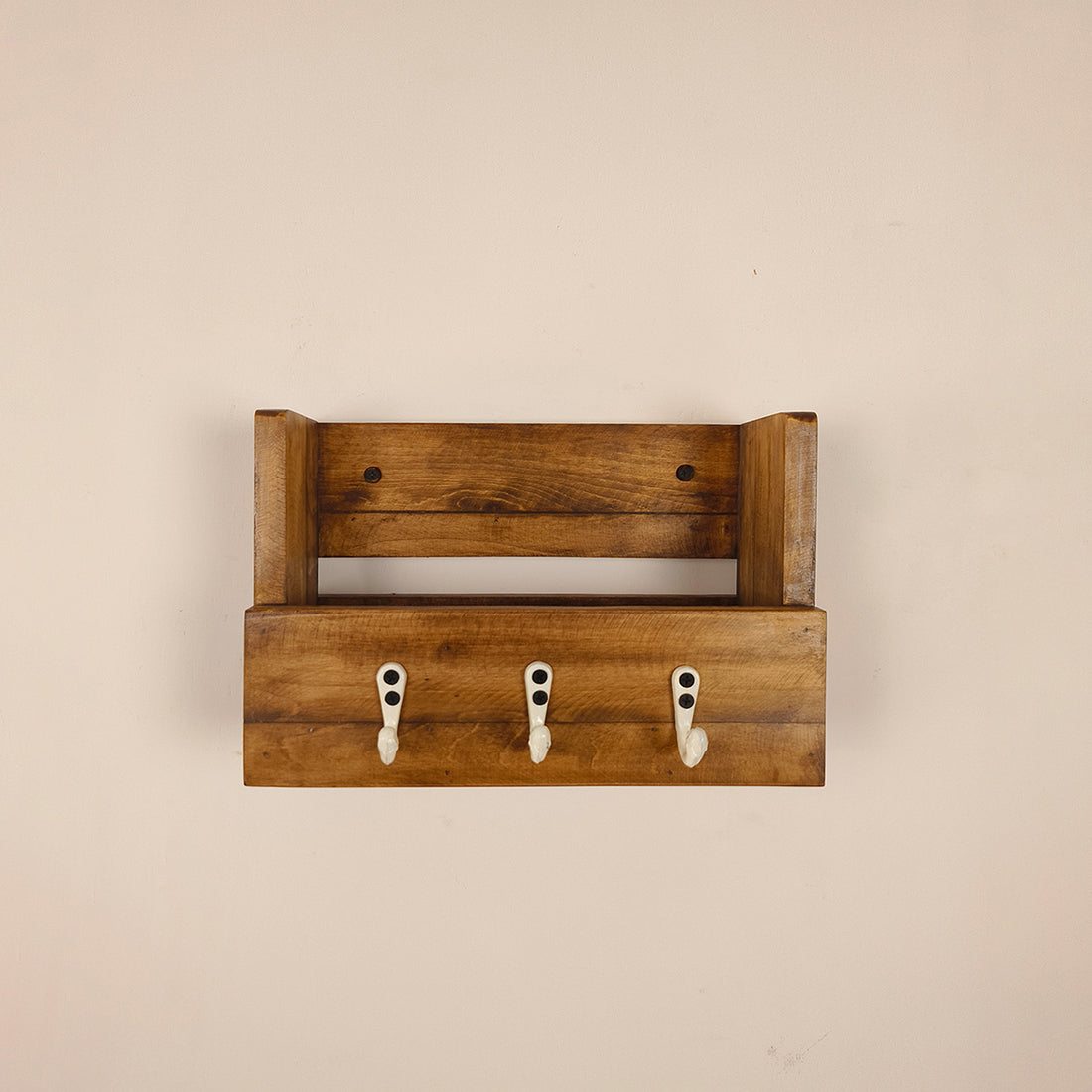 Tivoli Wooden Wall Organiser with Key Holders