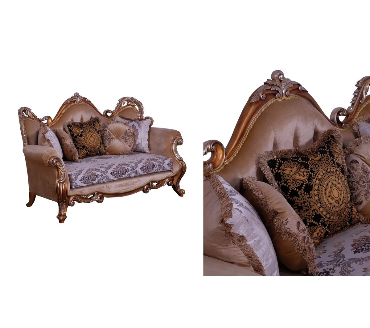 Tiziano 73'' Upholstered Loveseat OUCH CART