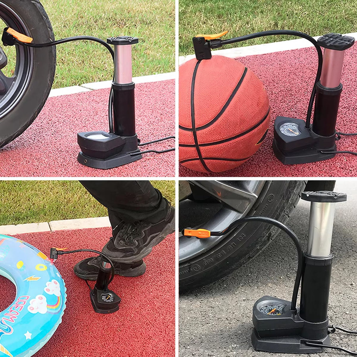 Portable Mini Bike Pump Cycle Pump Foot (1 Pc) Wukusy