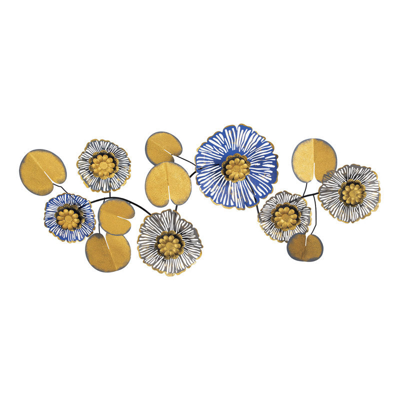 YELLOW PIRPLE WALL ART