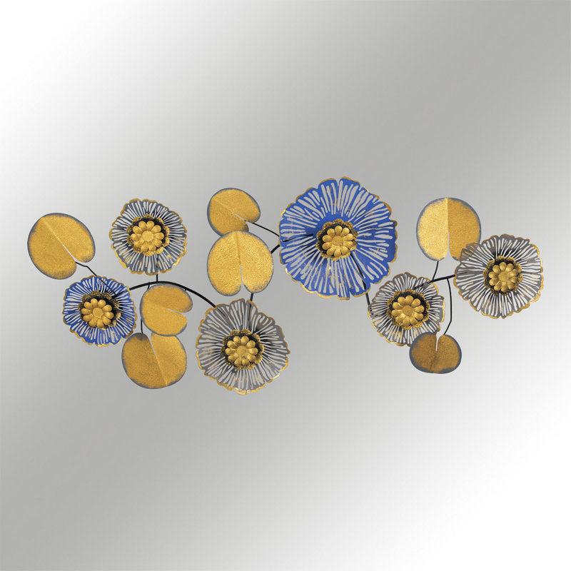 YELLOW PIRPLE WALL ART