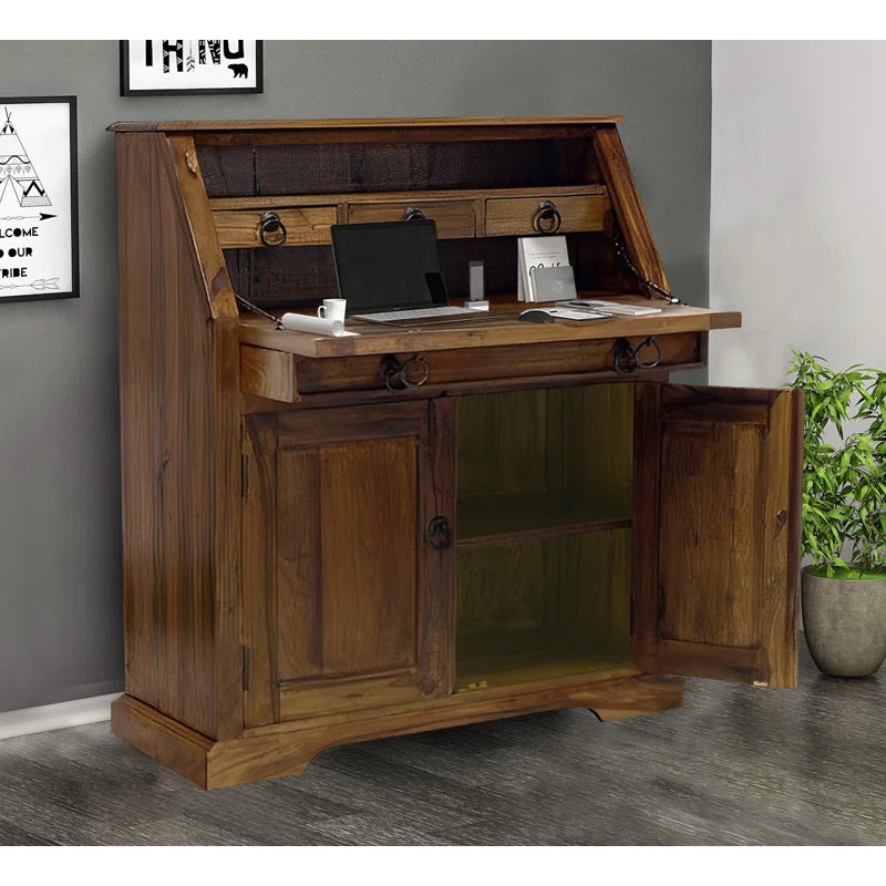 Ashur Solid Wood Accent - Bureau Ouch Cart
