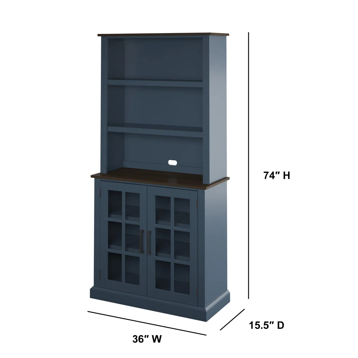 Bar Hutch Sideboard Storage Cabinet OUCH CART