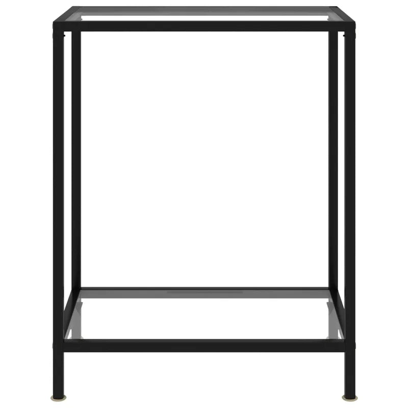 Luca 60cm Glass Top Console Table Ouch Cart