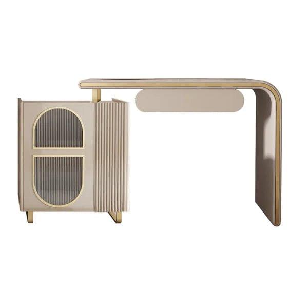 Chloe Vanity with Mirror Vanity wooden dressing table makeup modern corner mirrored dressing table - Ouch Cart