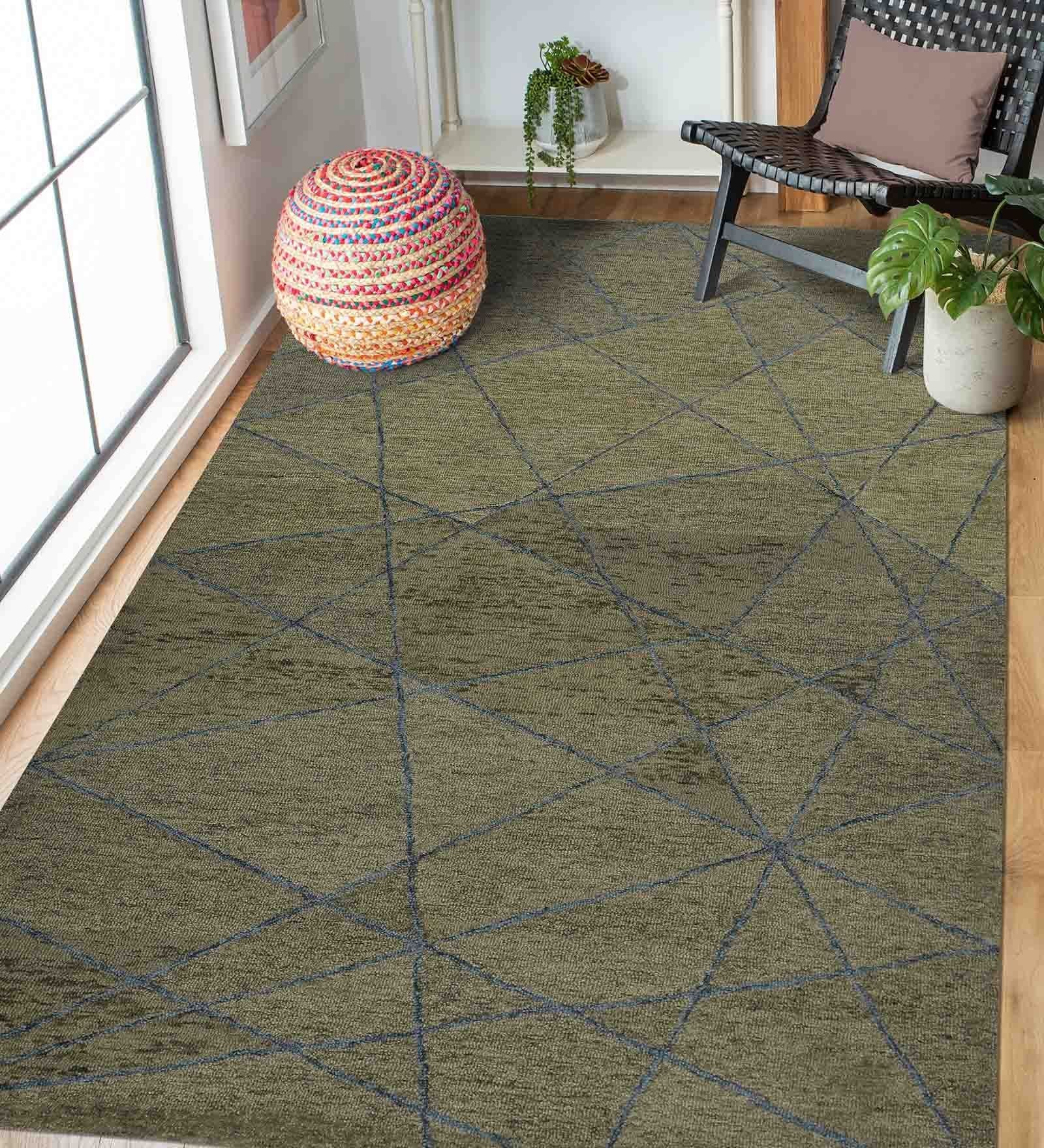 CEDAR Wool Asteria 5x8 Feet  Hand-Tufted Carpet - Rug