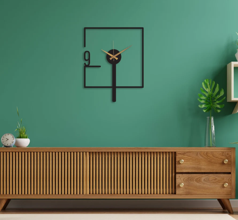 square nine wallclock N.R.HOMESDECOR