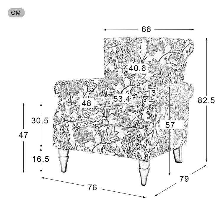 Upholstered Armchair - Ouch Cart