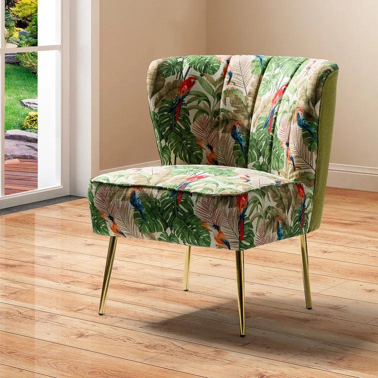 Upholstered Barrel Chair - Ouch Cart