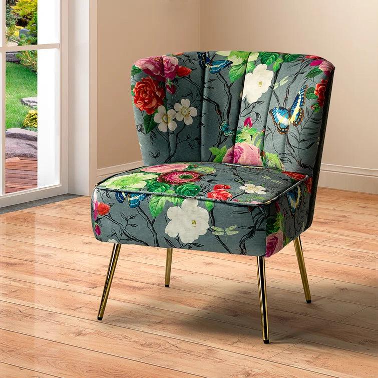 Upholstered Barrel Chair - Ouch Cart