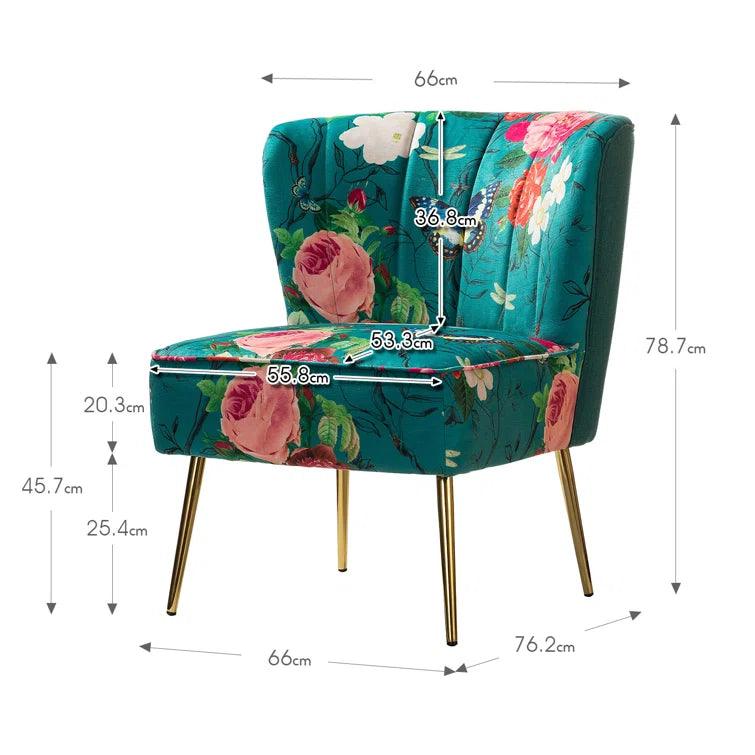 Upholstered Barrel Chair - Ouch Cart