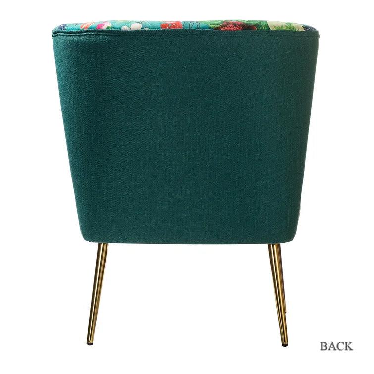 Upholstered Barrel Chair - Ouch Cart