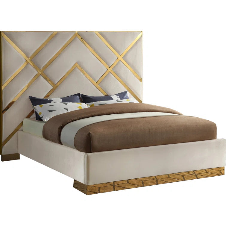 Upholstered Platform Bed OUCH CART