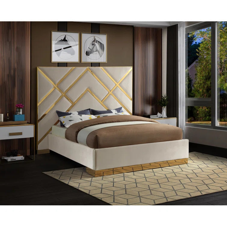 Upholstered Platform Bed OUCH CART