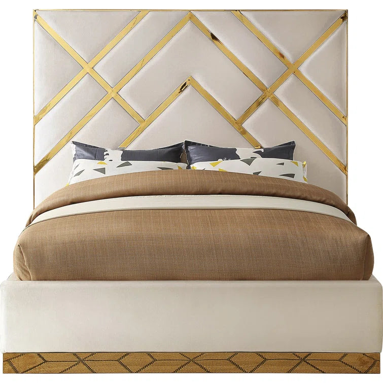 Upholstered Platform Bed OUCH CART