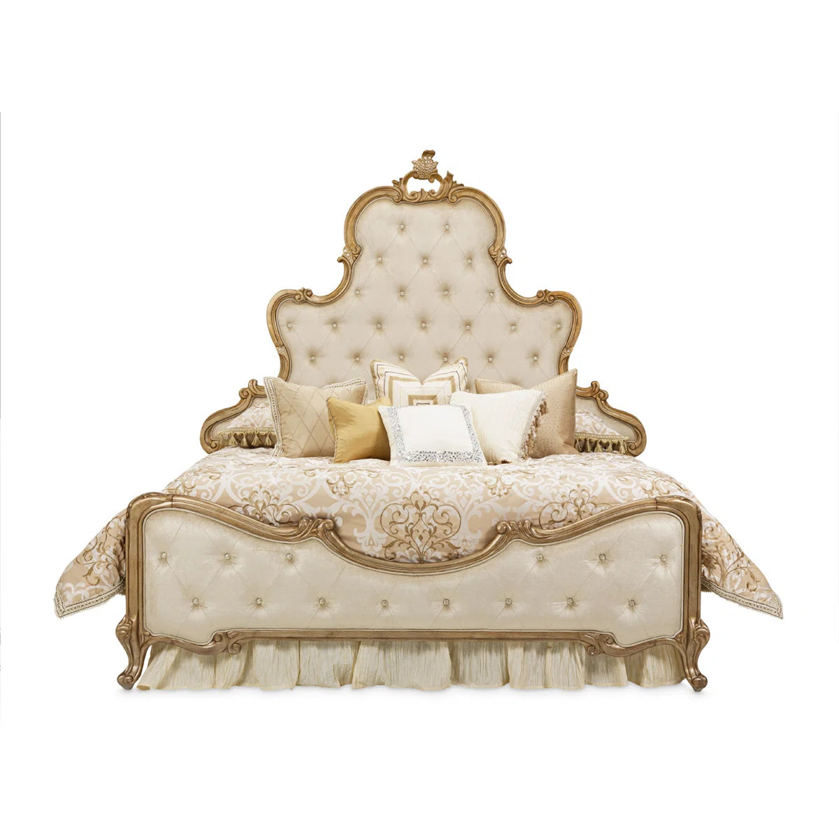 Upholstered Scalloped Bed OUCH CART