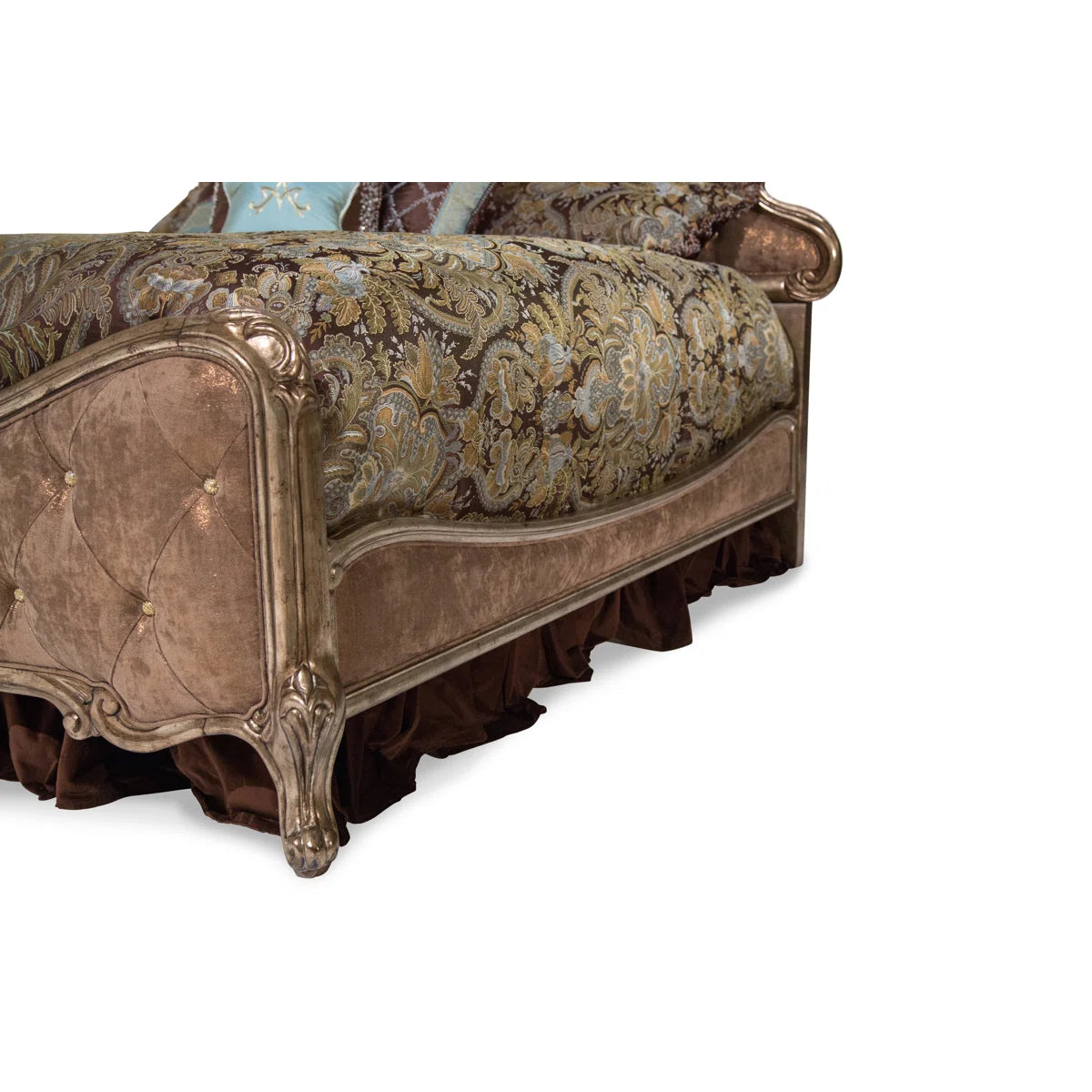Upholstered Scalloped Bed- ouchcart | Bed