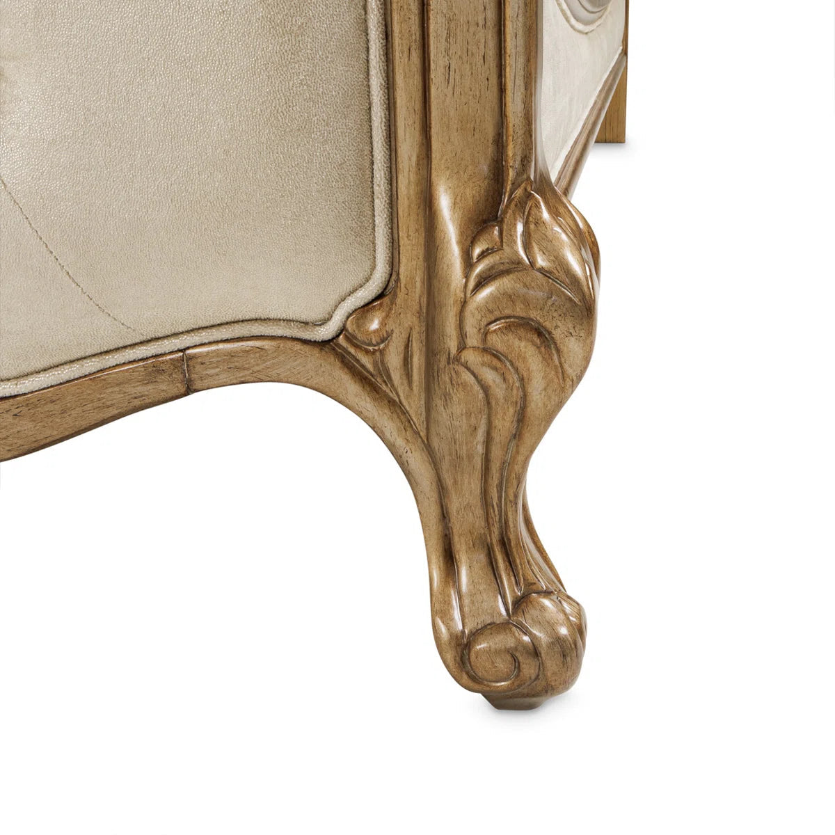 Upholstered Scalloped Bed OUCH CART
