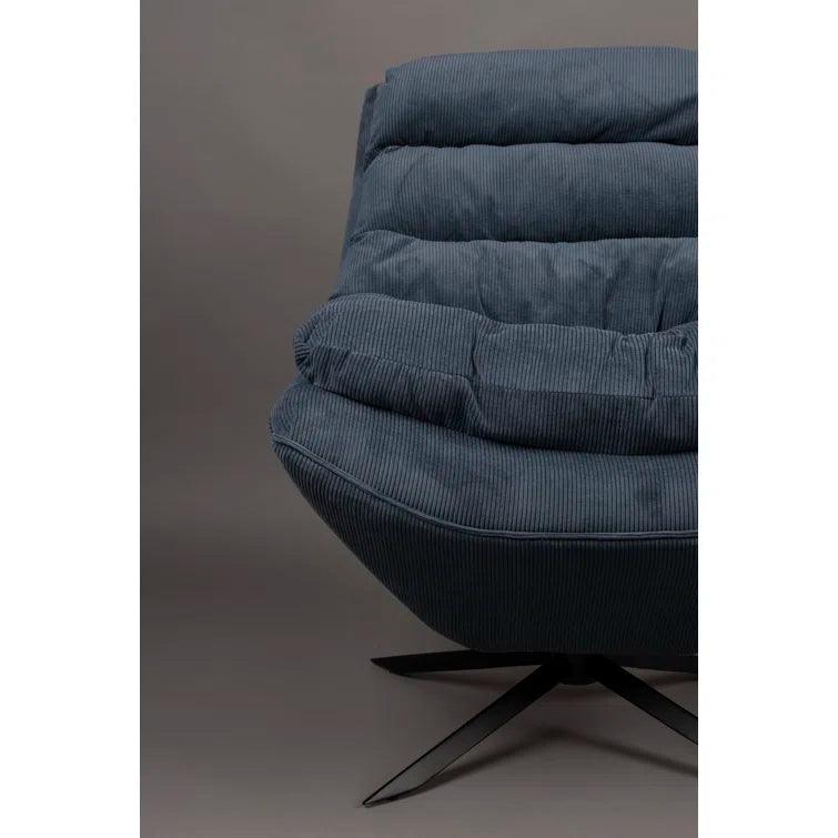 Upholstered Swivel Accent Chair - Ouch Cart