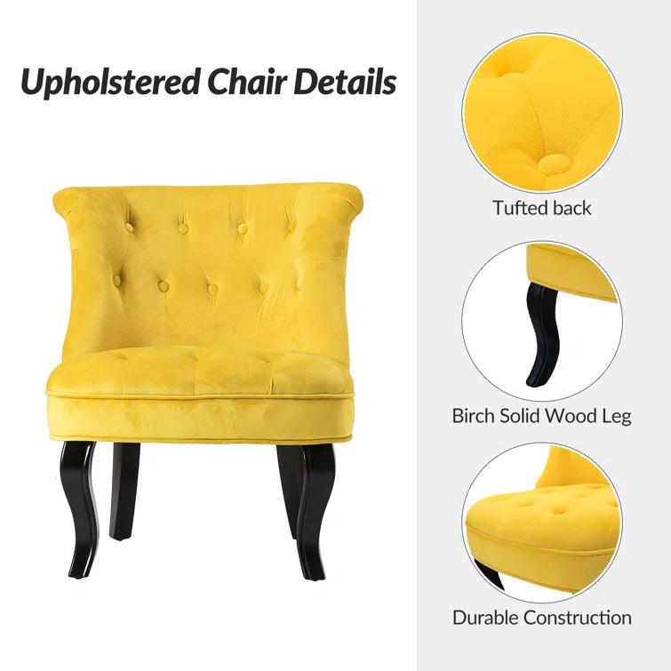 Upholstered Wingback Chair - Ouch Cart