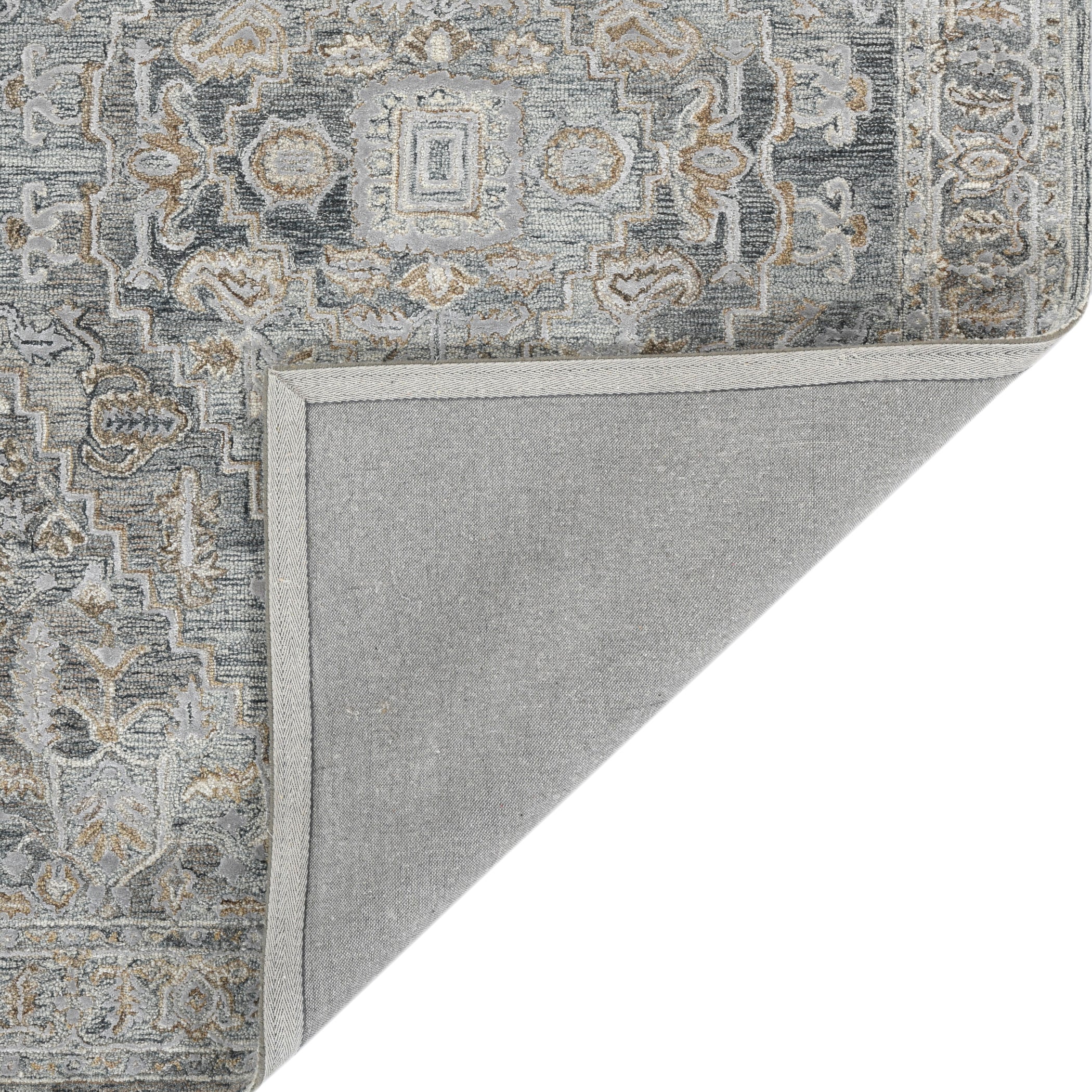 Saraswati Global Rug Handmade,Premium Wool, Area Rug,5x7.6 Elegant Designs, Anti-Skid & Anti Slip Backing Carpet , Ideal for Bedroom, Living Room, and Dining Room, Kids Room, Office Rug. Saraswati Global
