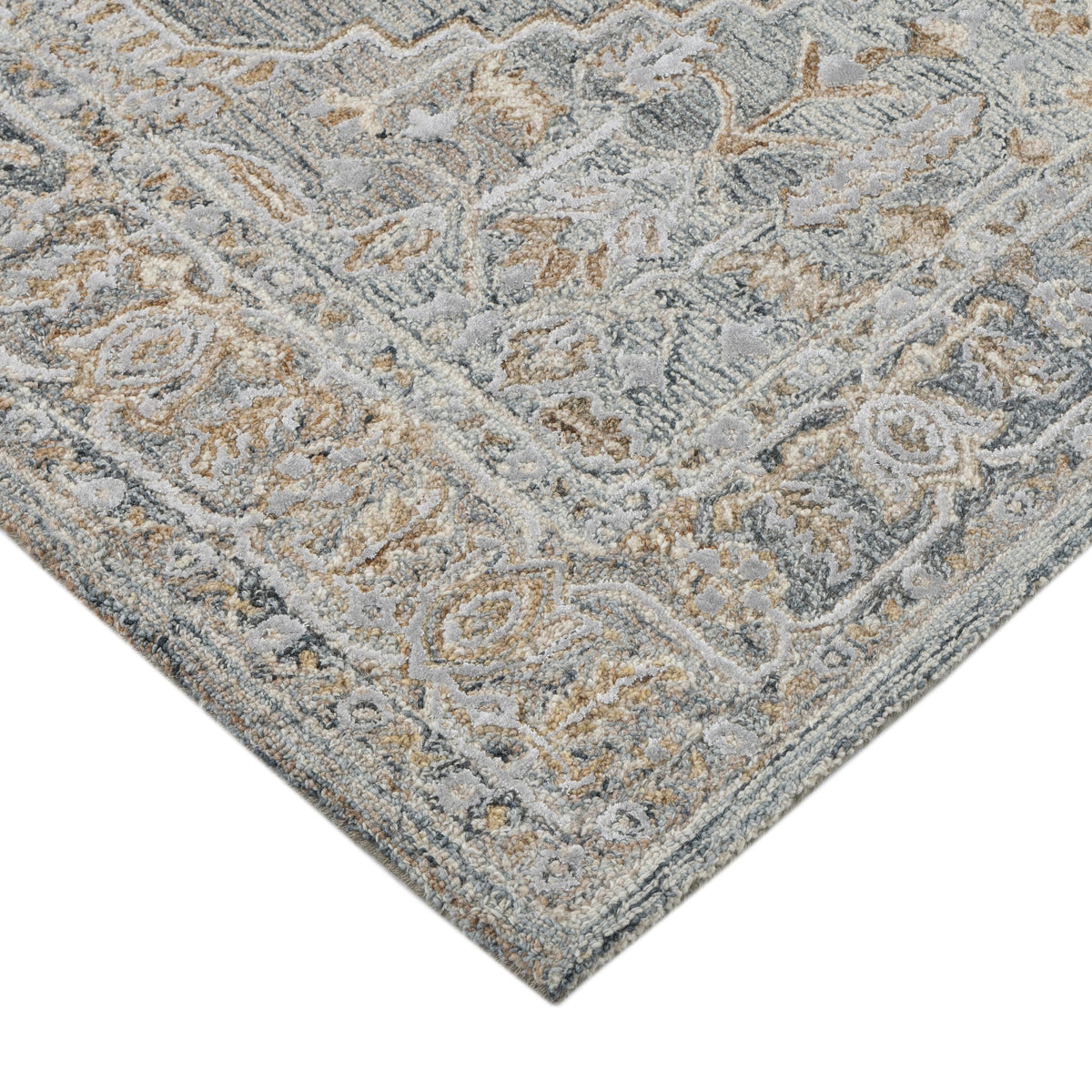 Saraswati Global Rug Handmade,Premium Wool, Area Rug,5x7.6 Elegant Designs, Anti-Skid & Anti Slip Backing Carpet , Ideal for Bedroom, Living Room, and Dining Room, Kids Room, Office Rug. Saraswati Global