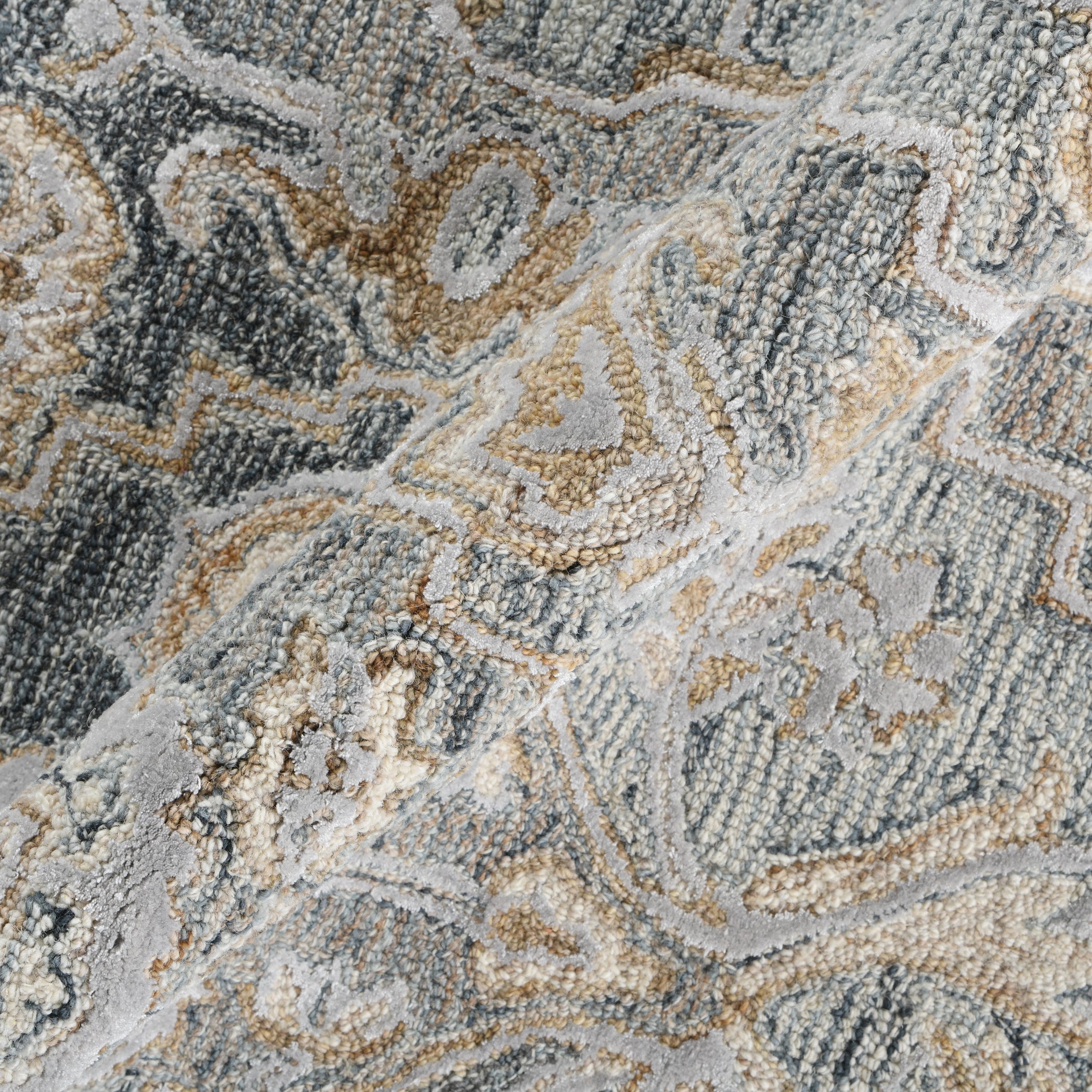 Saraswati Global Rug Handmade,Premium Wool, Area Rug,5x7.6 Elegant Designs, Anti-Skid & Anti Slip Backing Carpet , Ideal for Bedroom, Living Room, and Dining Room, Kids Room, Office Rug.