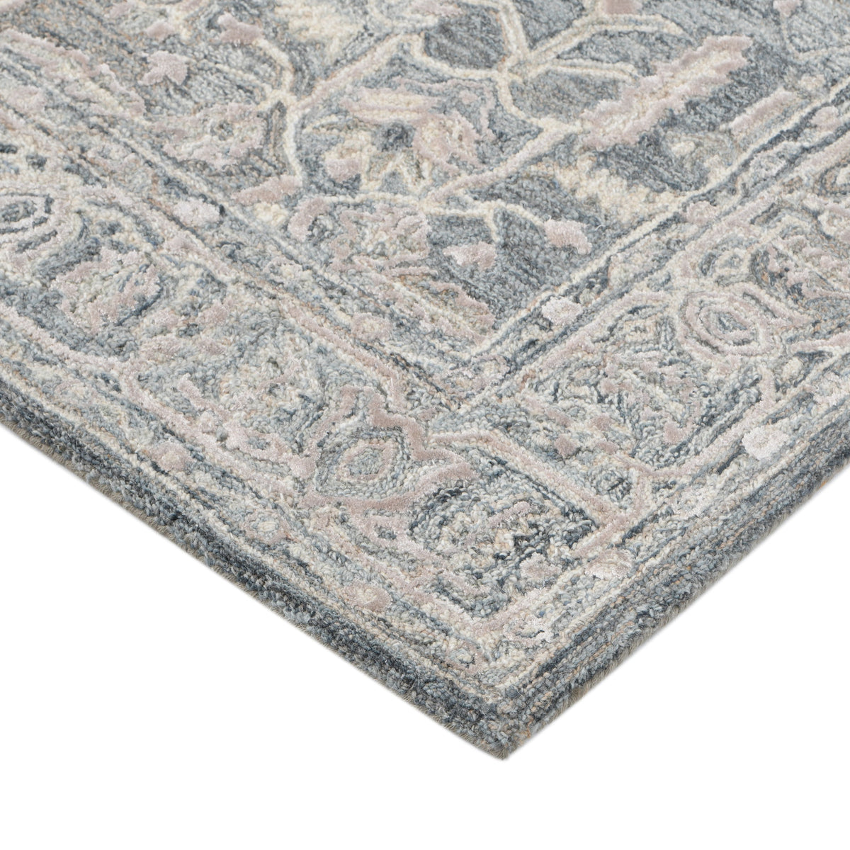 Saraswati Global Rug , Handmade Area Rug, 4x6 Feet, Wool & Viscose Rug, Luxurious Anti-Skid & Anti Slip Backing Carpet , Ideal for Bedroom, Living Room, and Dining Room, Kids Room, Office Rug. Saraswati Global