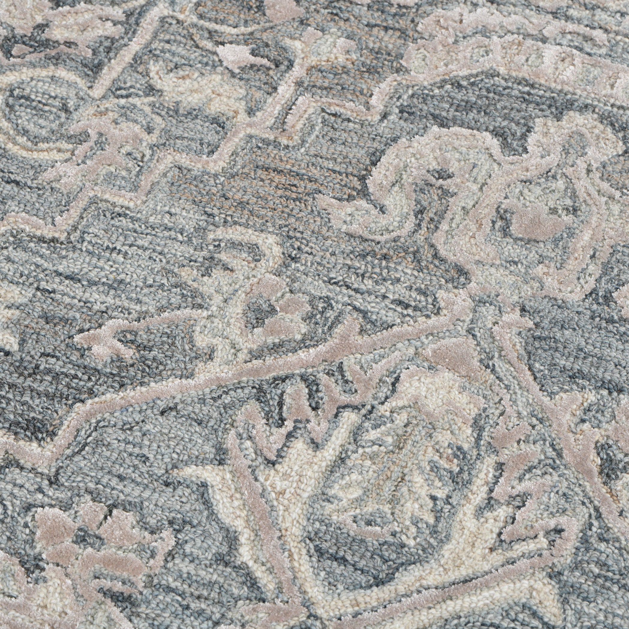 Saraswati Global Rug Luxury Handcrafted Floral Area Rug - 8x10 Feet, Premium Wool, Anti-Skid & Anti Slip Cotton Backing Carpet , Ideal for Bedroom, Living Room, and Dining Room, Kids Room, Office.