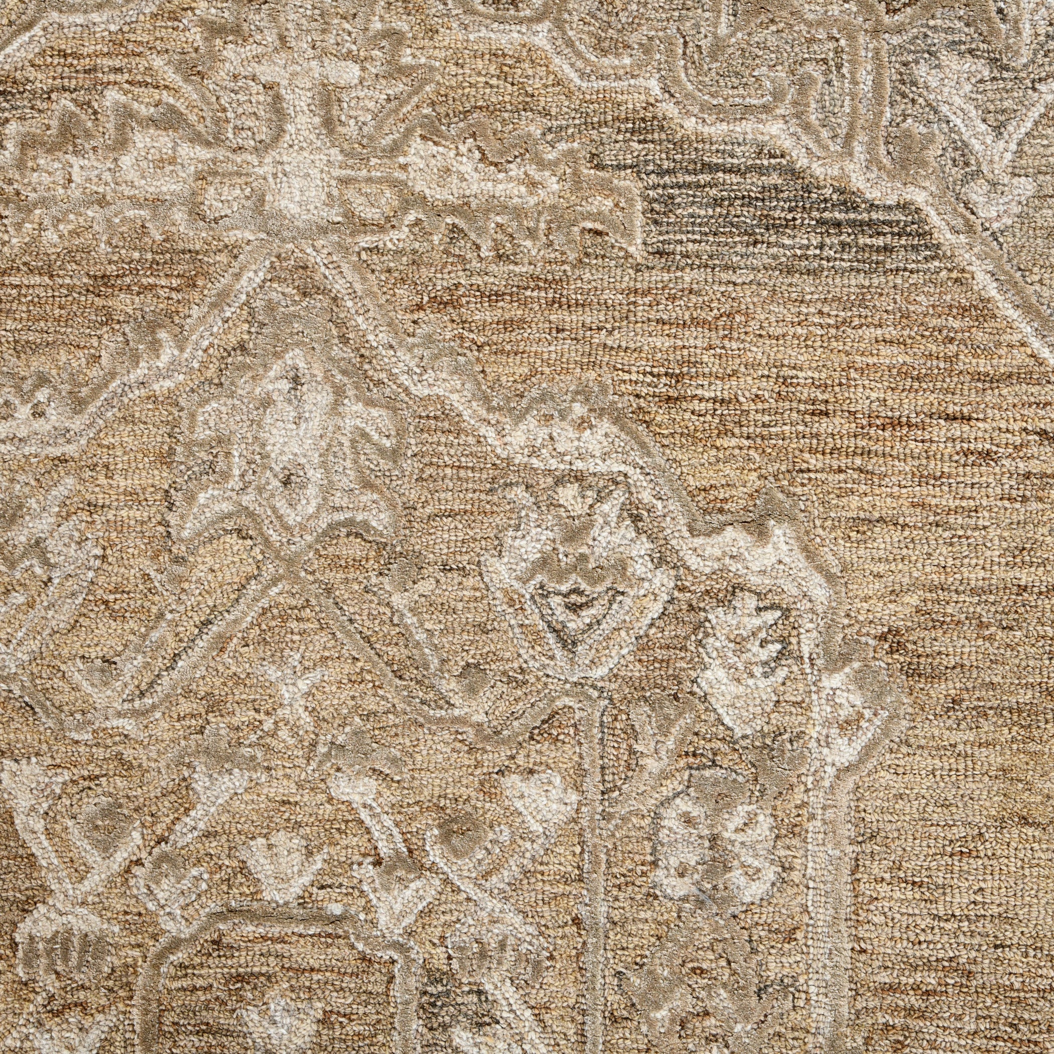 Saraswati Global Rug Luxury Handmade Area Rug - 8x10 Feet, Premium Wool, Anti-Skid & Anti Slip Cotton Backing Carpet , Ideal for Bedroom, Living Room, and Dining Room, Kids Room, Office.