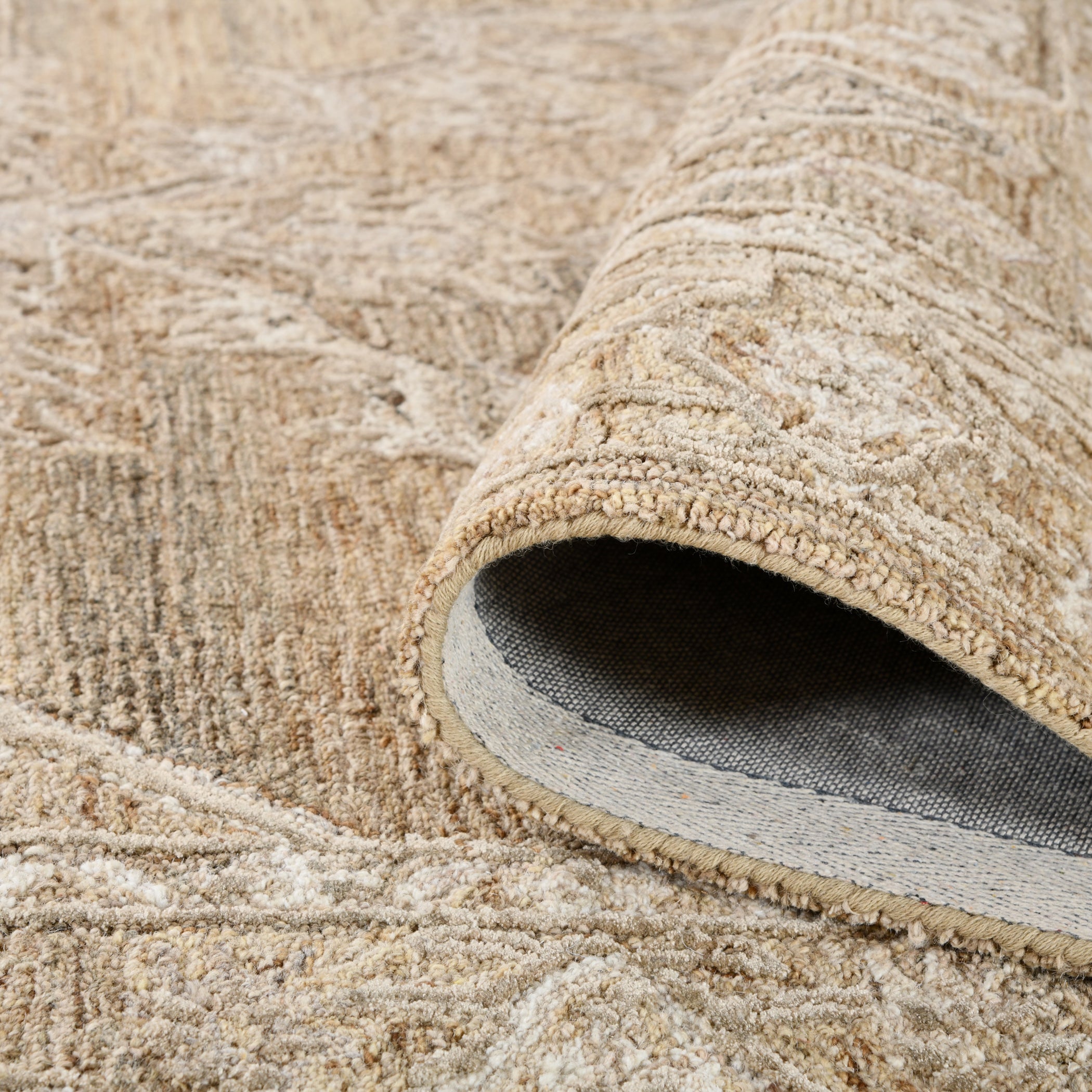 Saraswati Global Rug Luxury Handmade Area Rug - 8x10 Feet, Premium Wool, Anti-Skid & Anti Slip Cotton Backing Carpet , Ideal for Bedroom, Living Room, and Dining Room, Kids Room, Office.