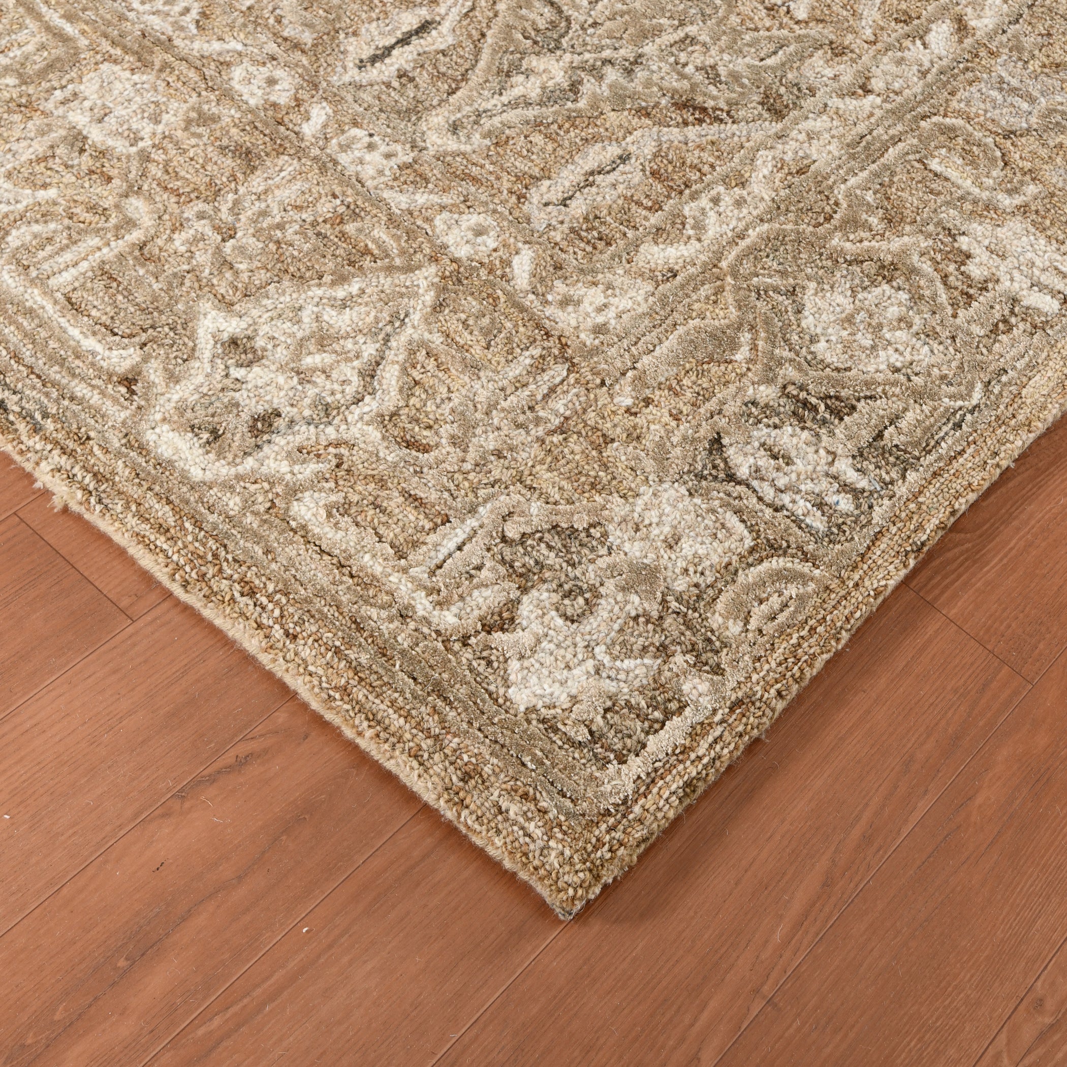 Saraswati Global Rug Luxury Handmade Area Rug - 8x10 Feet, Premium Wool, Anti-Skid & Anti Slip Cotton Backing Carpet , Ideal for Bedroom, Living Room, and Dining Room, Kids Room, Office. Saraswati Global