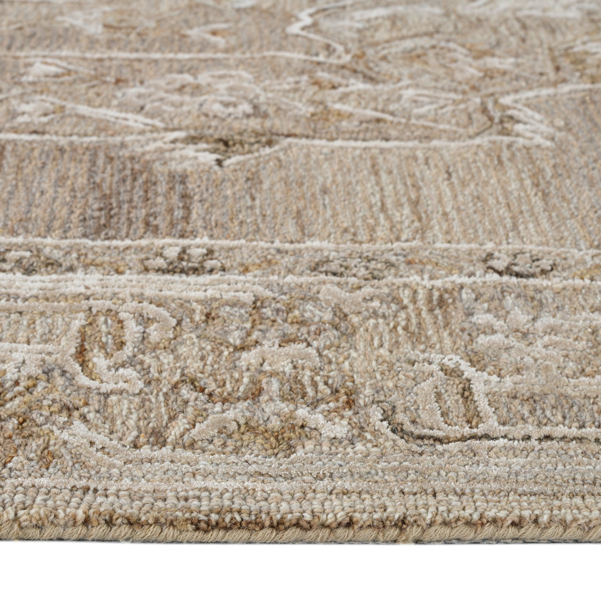 Saraswati Global Rug , Hand-Tufted Area Rug, 5x7.6 Feet, Wool & Viscose Rug, Luxurious Anti-Skid & Anti Slip Backing Carpet , Ideal for Bedroom, Living Room, and Dining Room, Kids Room, Office Rug. Saraswati Global