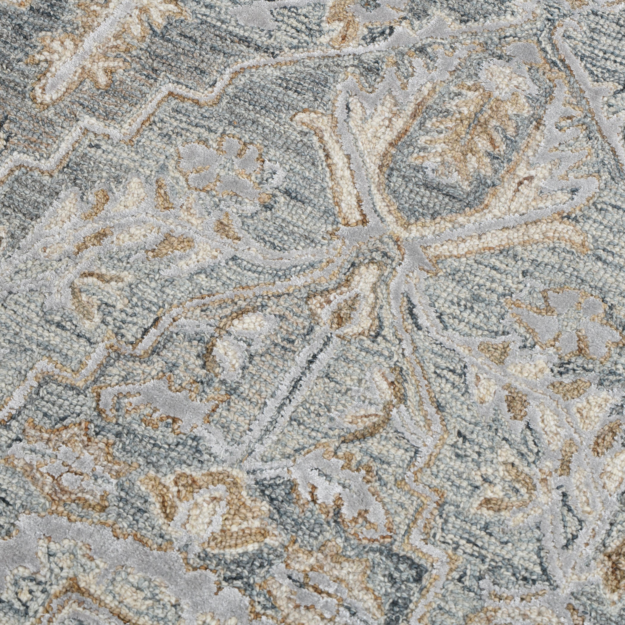 Saraswati Global Rug , Handmade Area Rug, 8x10 Feet, Wool & Viscose Rug, Luxurious Anti-Skid & Anti Slip Backing Carpet , Ideal for Bedroom, Living Room, and Dining Room, Kids Room, Office Rug.