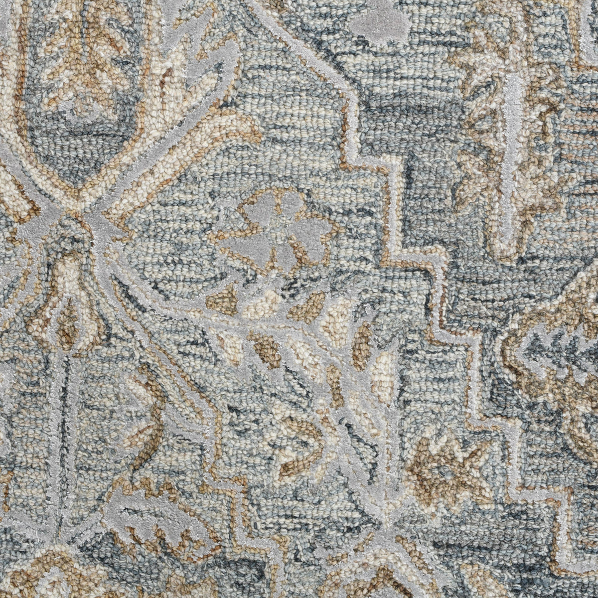 Saraswati Global Rug , Handmade Area Rug, 8x10 Feet, Wool & Viscose Rug, Luxurious Anti-Skid & Anti Slip Backing Carpet , Ideal for Bedroom, Living Room, and Dining Room, Kids Room, Office Rug. Saraswati Global