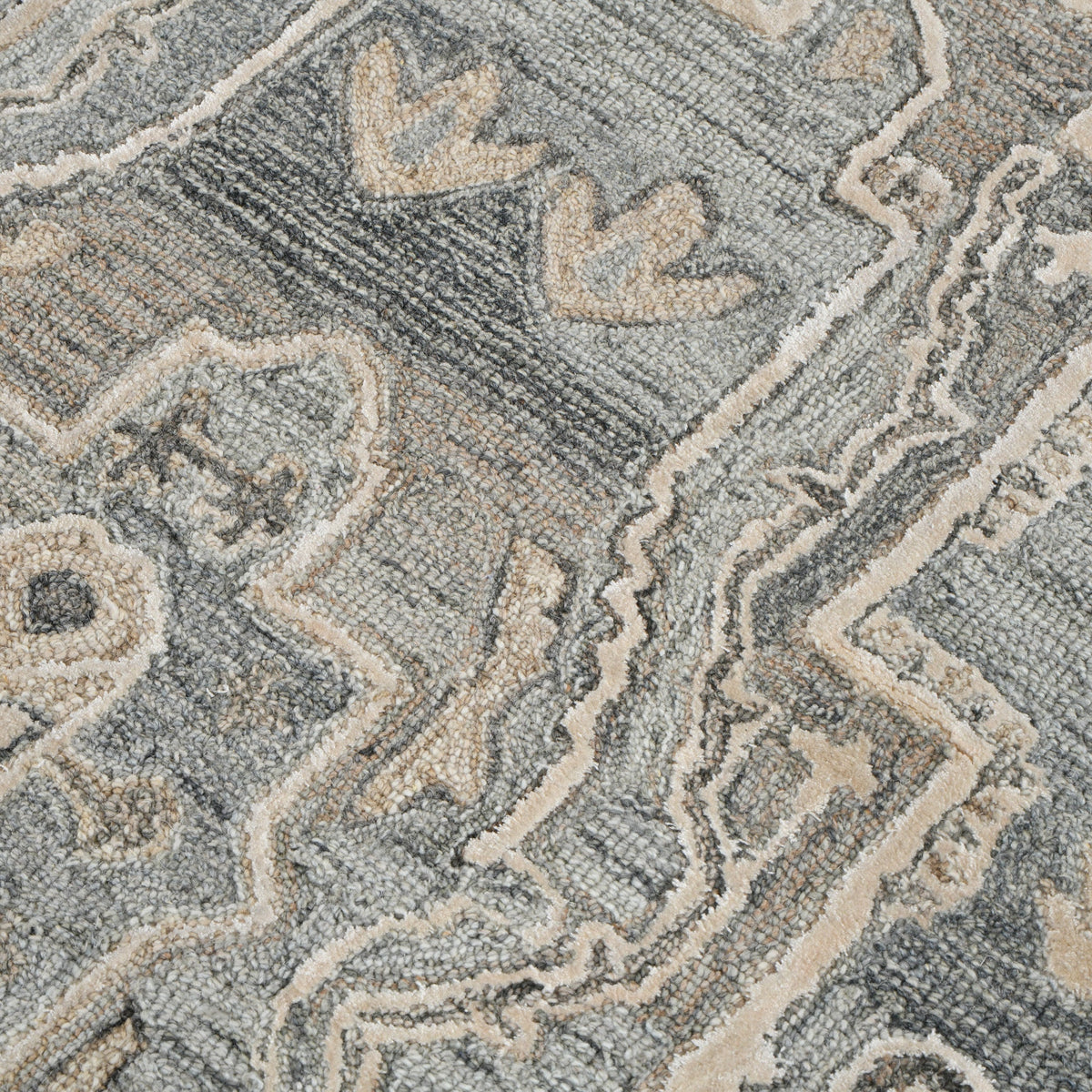 Saraswati Global Rug , Hand Tufted Area Rug, 8x10 Feet, Wool & Viscose Rug, Luxurious Anti-Skid & Anti Slip Backing Carpet , Ideal for Bedroom, Living Room, and Dining Room, Kids Room, Office Rug. Saraswati Global